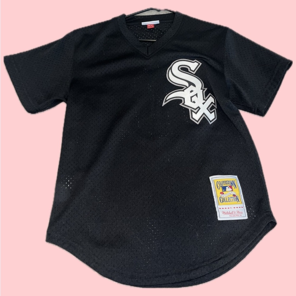 Mitchell & Ness Black White Sox Jersey